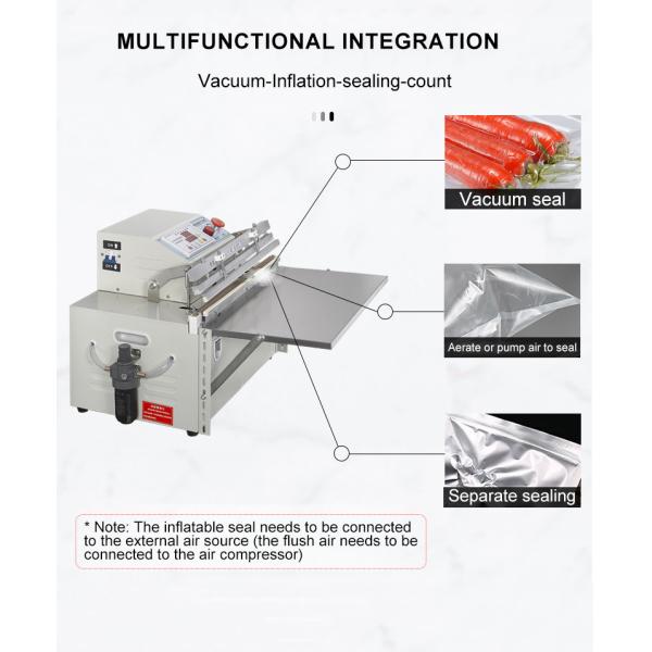 Gas Injection Nut Vacuum Packing Machine 300w For Food Industrial