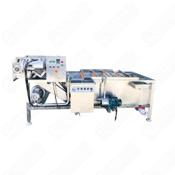 Bubble Type Automatic Vegetable Shrimp Bubble Washing Machine With Top Water Spraying