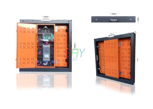5mm Indoor Full Color Led Screen Cabinet 10kg / Pcs Pulled Aluminum
