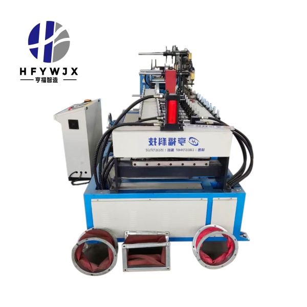 High Precision Flexible Duct Connector Machine For 0.3-0.6 Mm Material