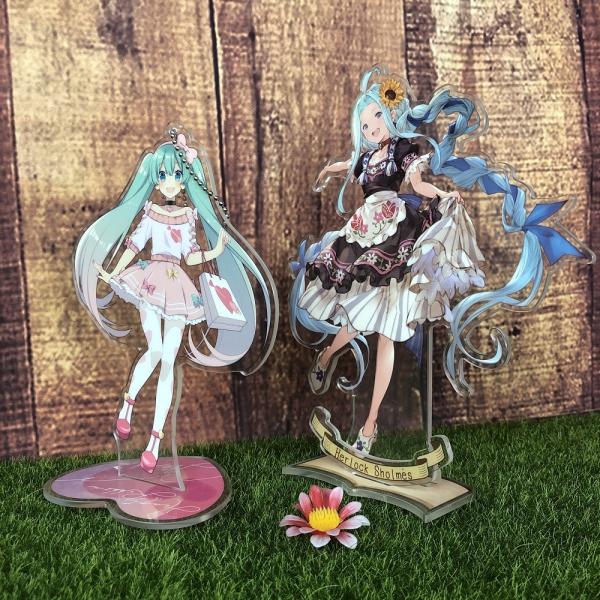 OEM ODM Anime Gift Set Acrylic Anime Stands With Carefully Crafted