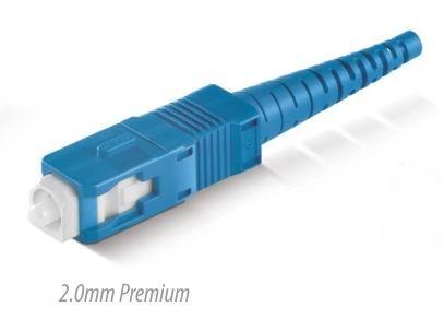 Local Area Network Multimode Fiber Connector Moisture Proof Metal Hard Housing