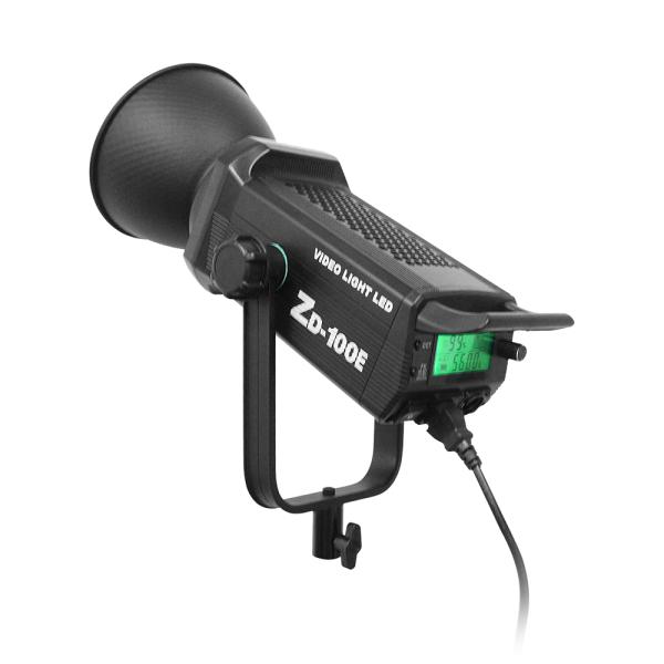 Yidoblo 100W Portable LED Spotlight ZD-100E Rechargeable Outdoor Lighting for Live Streaming PhotographyVideo Shooting