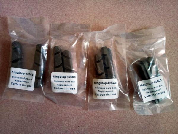 Brake Pads Cork Wood Material replacement for Carbon Rim Use with Shimano/Campgnolo Cassette promotion Blue Brown Black