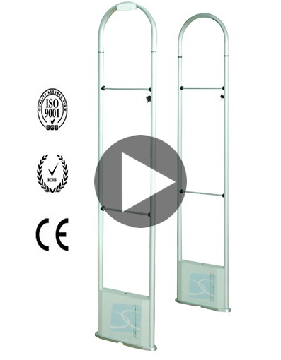 New design shop guard system, eas anti theft door, am eas security gate