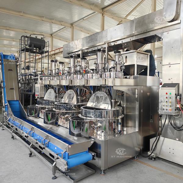 Automatic Nut Coating Machine 500-1000kg/h with PLC Control