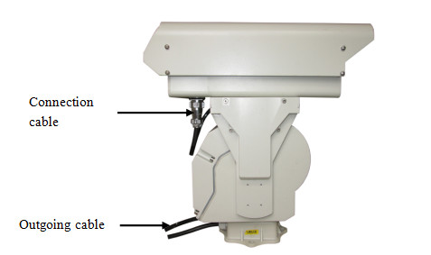 FCC  Grade Thermal Camera For Border Security , White Infrared Thermal Camera