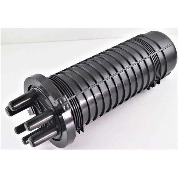 3 dedans et 3 couvrent d'un dôme la fermeture optique d'épissure avec 216 noyaux