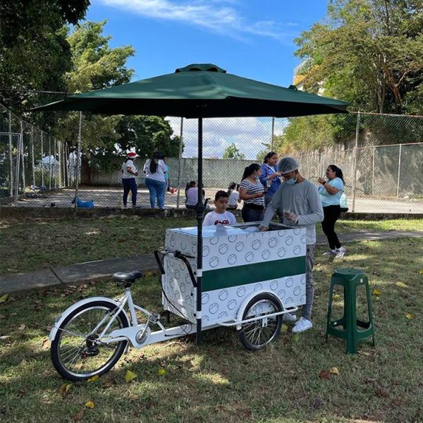 Street Vending Mobile Trolley Vendor Cart for Healthy Snack Options Energy Mining