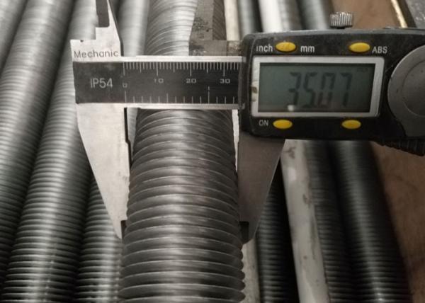 High Frequency Welded Finned Tube 3 - 12m Length 10 - 168 Mm Bare Tube OD
