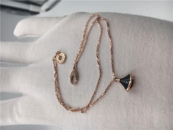 BR857214 18k Gold Bracelet Womens With Onyx , Luxury Jewelry Divas Dream Bracelet 