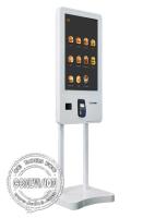 Murez le kiosque de commande WIFI de service d'individu de machine de nourriture montable 32 pouces avec la position/imprimante de billet