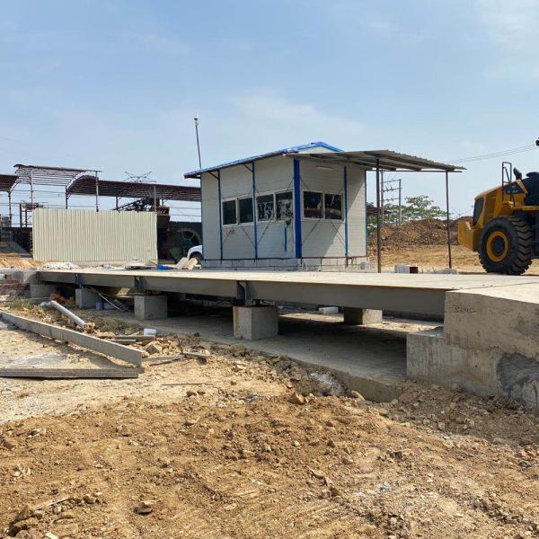 100 Ton Pitless Q235 Steel Platform Electronic Truck Scale