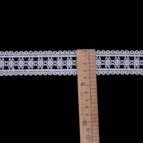 Отделка шнурка цветка полиэстера 3.2cm одежд KJ20065