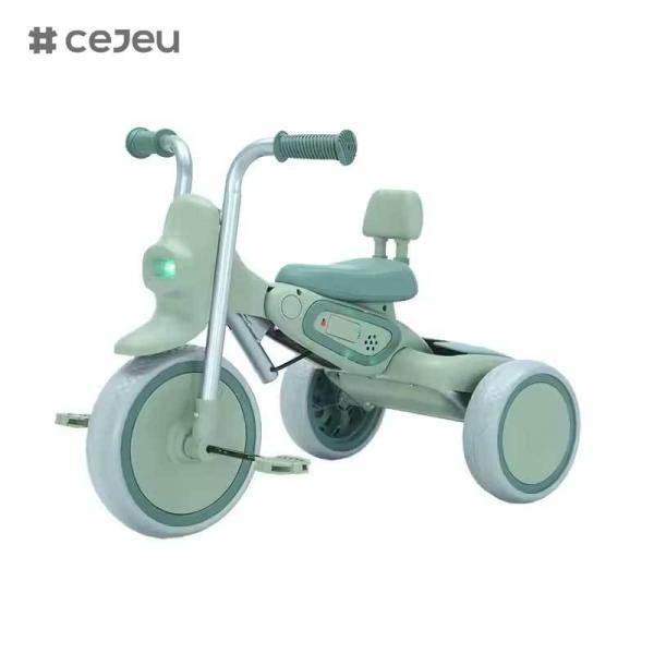 CJ-BY-117 Kids' Baby Tricycles with Lights and Music Foldable Tricycle Factory Prices Wholesale, Convenient Transportation