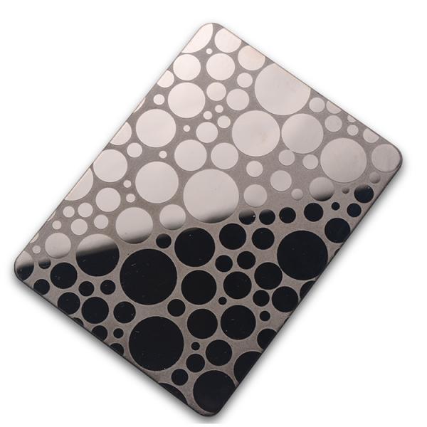 Hammered Stainless Steel Sheets Rose Gold Mirror Finish For Hotels Villa Lobby Interior Decoration