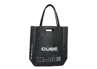 Leather Non Woven Polyester Tote Bags SEDEX Approval Non Woven Shopper