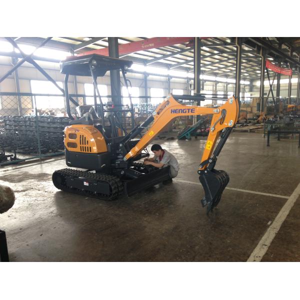 2350rpm 2 Ton Mini Excavator , 3km/H Mini Crawler Excavator