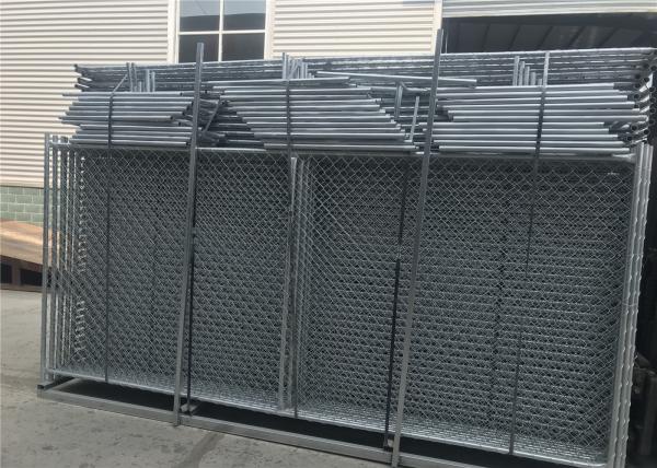1830mm x 2950mm/ 6'x9.6'  vertical brace construction fencing panels HDG 366gram/sqm