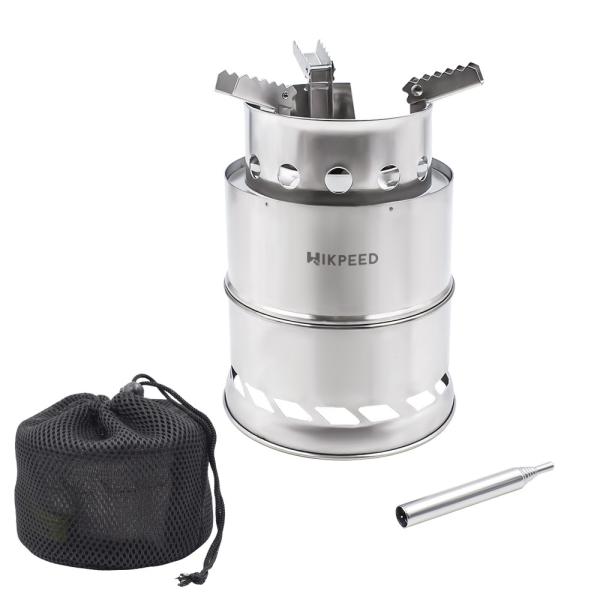5.1X7.7 SS Backpacking Stove Collapsible For Camp