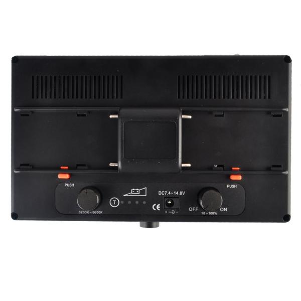 High Illuminance Plastic LED Camera Lights Bi Color Camcorder LED Light