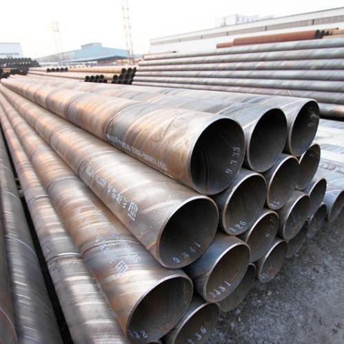 API 5L X60 X70 ASTM A252 Spiral Welded Tube SSAW Carbon Steel Pipe