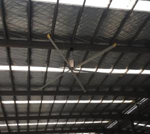 electric 6 blade Pole Mounted HVLS Fan