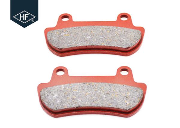 Red Color Non Asbestos Brake Disc Honda Brake Pads 30000 - 50000km Lifespan