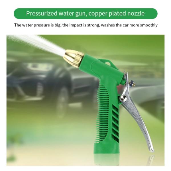 Brass Home Extension Hose High Pressure Garden Water Guns Set Car Washer 3/4 inch Diameter