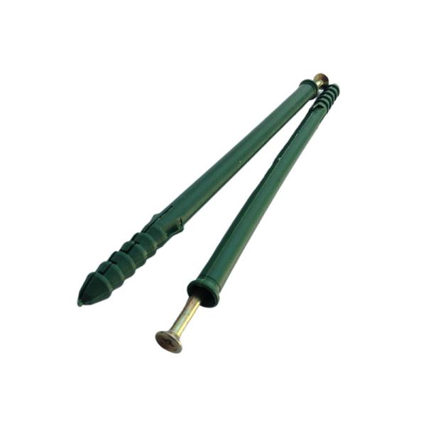 Heat Resistance Yellow Plastic Expansion Anchor Nail Wall Plugs Easy To Install