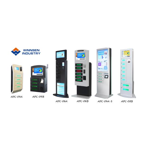 Fast Charging WIFI Support White Color Universal Cell Phone Battery Charging Station High Security