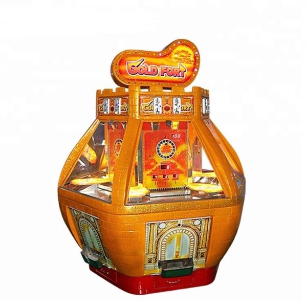 Electronic Lottery Gold Fort Prize Game Machine For Theater English Version