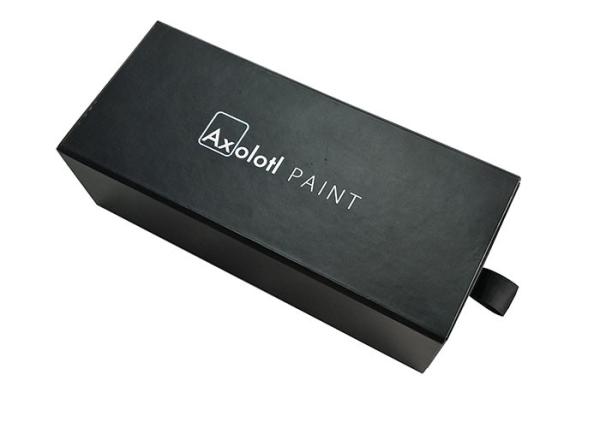 Black Lamination Paper Slide Box ,  Professional Printing Sliding Drawer Gift Boxes