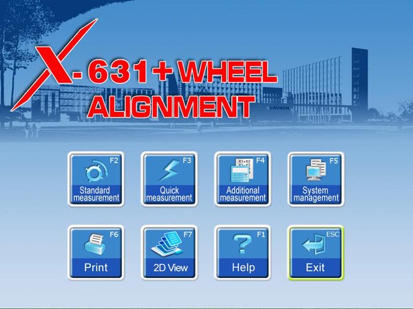 Первоначально блок развертки оригинала старта x431 Bluetooth, Aligner колеса X-631