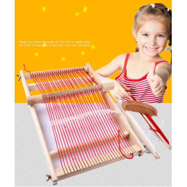 Тень многофункциональных детей большая деревянная сплетя