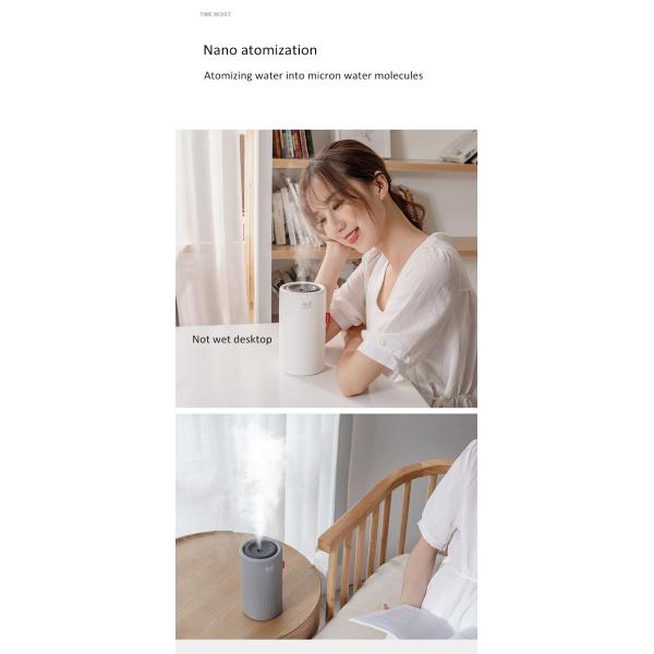 750ml Wireless USB Air Humidifier 2000mAh Battery Rechargeable Cool Mist Humidifier