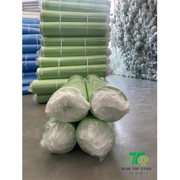 3mm High Density Foam Underlayment , IXPE Green Laminate Underlay With PE Film