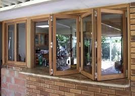 Cor Bifold de alumínio de Windows da prova da água personalizada com a janela frameless de vidro dobro da bi-dobra da janela de vidro da dobradura