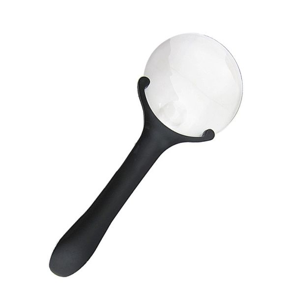High Quality Wholesale 2.5X 5X  Illuminated Magnifier, Handheld Desktop square Magnifying Glass with Led Light for Reading