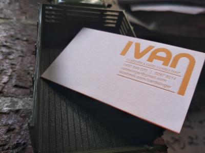 Pure Rough Cotton Custom Size Business Cards Free Sample For Entertainment