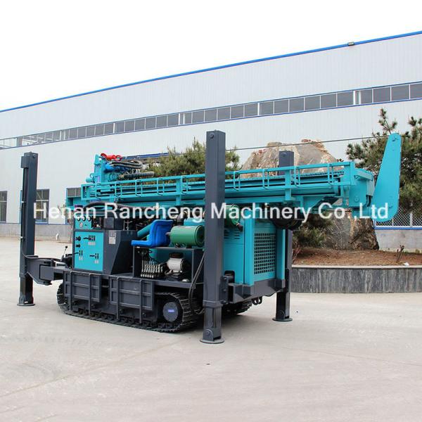 Hydraulic 380m Deep Water Well Drilling Machine 140mm - 325mm Diameter 96KW Power