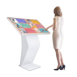 Horizontal & Vertical Interactive 4K Touch Screen LCD Advertising Kiosk with 20