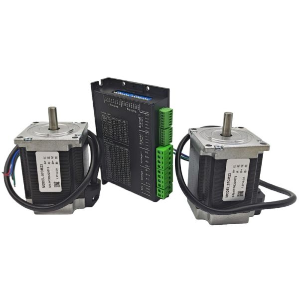 2P542/2P2405 2-Axis Dual Channel Stepper Motor Driver 24V-80V 1.0-4.2A For 2-Phase Nema23 57mm Hybrid Stepper Motor