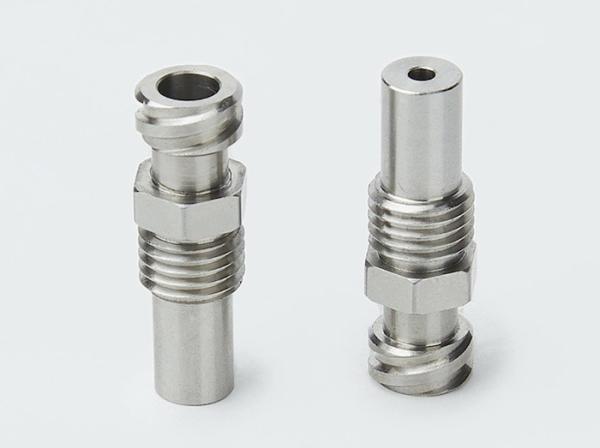 SUS304 CNC Precision Turned Parts Practical For Connector Industry