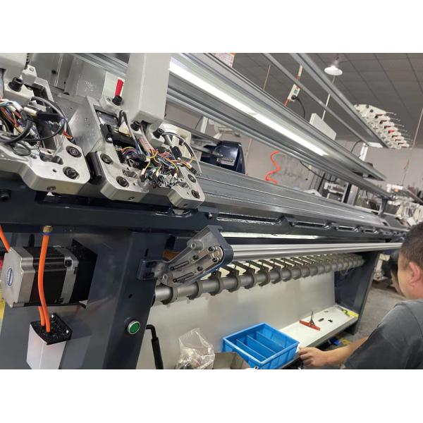 Computerized Jacquard Flat Knitting Machine for Weft Knitting and Collar Construction