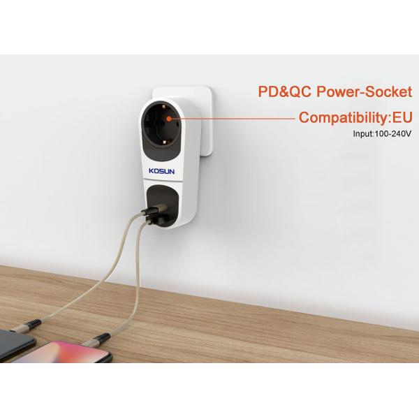 EU Socket PD18W 5V2.4A Mobile Cable Charger ODM  USB Power