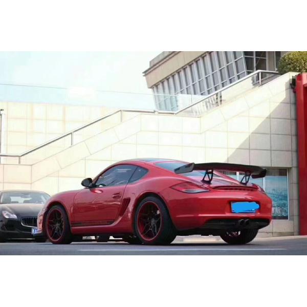 2022 Nuevos productos 987Cayman 981Boxster 718 Spoiler de fibra de carbono para Porsche 987 981 718 Ala de spoiler de fibra de carbono