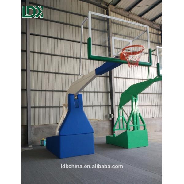 FIBA Professional Basketball Hoop Electric Hydraulic Basketball Stand Equipment For Sale
