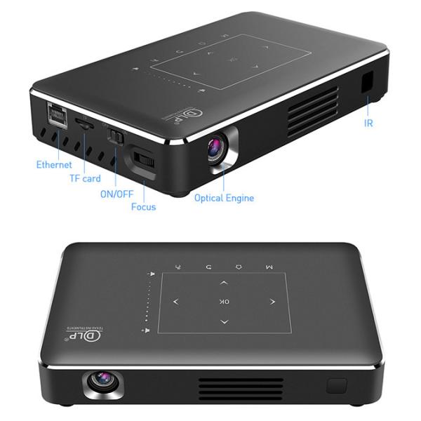 репроектор DLP 480P BT 4,2 умный на андроид 9,0 домашнего кинотеатра