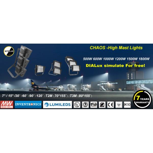 Поляк СИД заливки формы алюминиевый коммерчески освещает 500в 600в для спортивного стадиона